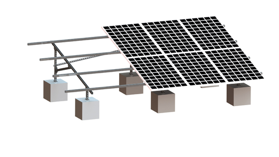 la struttura solare dell'acciaio di 88m/S 2.0KN/M2 ha galvanizzato il sistema di montaggio al suolo