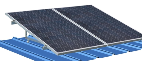 I morsetti fotovoltaici del tetto del metallo del triangolo per i pannelli solari 60m/S hanno ondulato