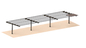 La base concreta PV del singolo della colonna Carport solare d'acciaio di HDG struttura