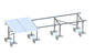 Sistema solare Frameless di alluminio del montaggio del tetto piano, sistema commerciale del montaggio della zavorra