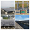 Sistema solare del montaggio del tetto piano di Q235b AL6005 Frameless o incorniciato