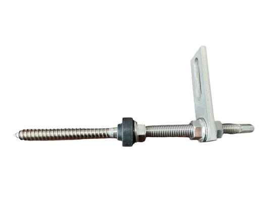 Doppio gancio concluso Bolt del bullone con il piatto di acciaio inossidabile per il tetto del metallo con il purlin di legno